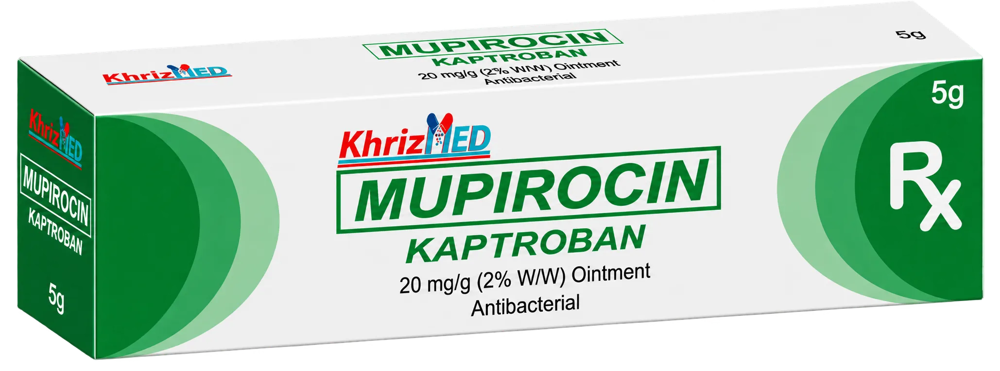 Kaptroban carton, Mupirocin 20 mg/g ointment